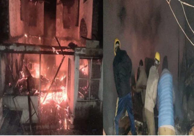 Fire breaks out in Chamba and Kullu districts, 4 shops burnt down