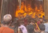 बुराहनपुर में कबाड़ गोदाम में लगी भीषण आग, कुछ ही दुरी पर था पेट्रोल पंप