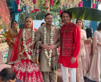 Brother Tej Pratap arrived late at Tejashwi Yadav's wedding