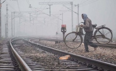 Weather hits railway functioning, due to fog many trains cancel