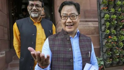 Opposition uproar in Parliament on China issue, Rijiju gave a befitting reply