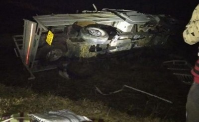 Van overturns in Odisha, 11 people dead, 15 injured