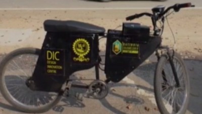 UP students made unique electric bike, contains alcohol censor