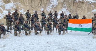 Indian Army gives befitting reply to China, hoists tricolour in Galwan Valley
