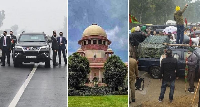 The matter of lapse in PM Modi's security reached the Supreme Court