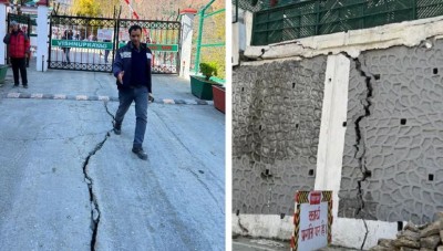 Cracks in 603 houses in Uttarakhand, stir in the dept