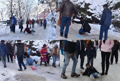 शिमला में बर्फ ले रही है सैलानियों की जान, बर्फ पर फिसलने से 20 लोग घायल