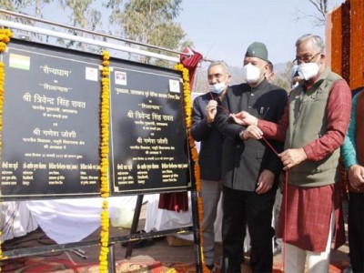 CM Trivendra laid foundation of military dham in Uttarakhand