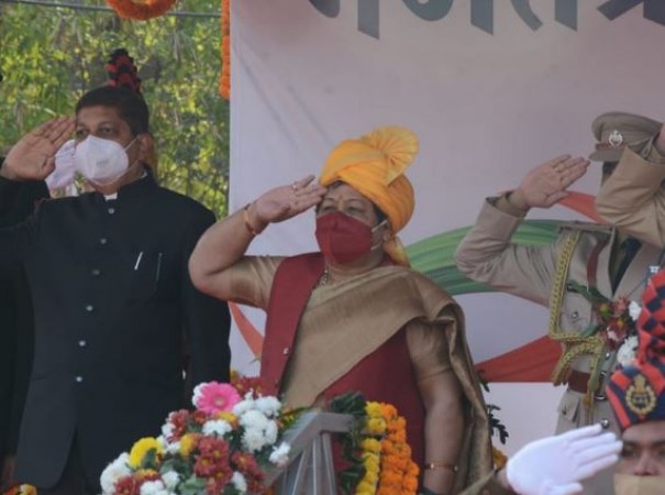 रायपुर में राज्यपाल अनुसुईया उइके ने फहराया तिरंगा, कहा-  'आज का दिन देश की...'