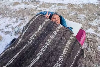 Real 'Rancho' on hunger strike in -18.5°C, you will be shocked to see pictures