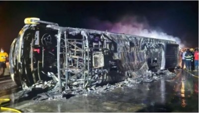 बुलढाणा हादसा: जिस बस में जिन्दा जल गए 24 यात्री, उसका टायर नहीं फटा था, नशे में था ड्राइवर