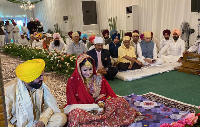 Bhagwant Mann's wedding pictures out, Kejriwal becomes father, completes entire ritual