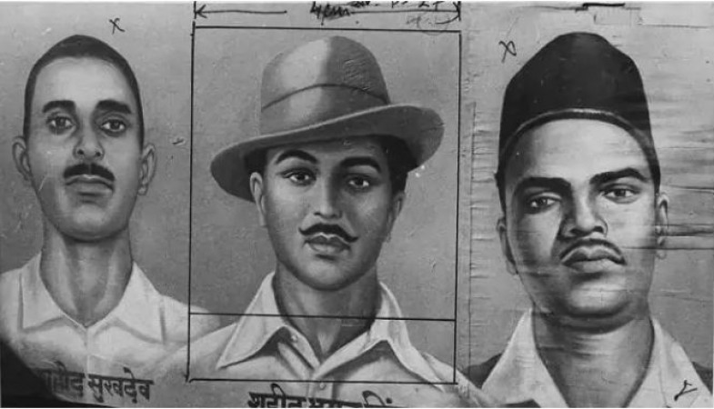 भगत सिंह, राजगुरु के साथ 'कुरबान हुसैन' ने दी थी शहादत, महाराष्ट्र सरकार ने हटाया 'सुखदेव' का नाम