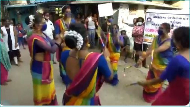 లింగమార్పిడి ప్రజలు జానపద నృత్యాలు చేయడం ద్వారా కోవిడ్-19 పై అవగాహన పెంచుకున్నారు