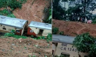 Goa: Entire train collapses in ground, flood wreaks havoc in many areas