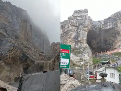 Flood after rains in Amarnath, hundreds of people rescued