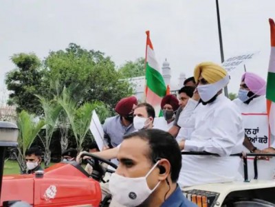 Monsoon session: Rajya Sabha adjourned again, Rahul Gandhi arrives in Parliament on tractor