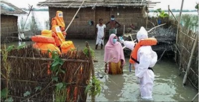 Flood wreaks havoc in Bihar, heavy rain alert issued in Uttarakhand