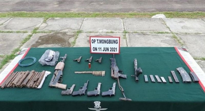 Assam Rifles recovers huge quantity of ammunition from Imphal