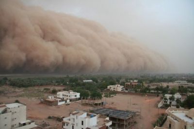 Sudden dust storm in several states, air traffic affected in capital