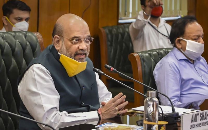 Amit Shah hold meeting on corona in Delhi, informed about the decisions on Twitter