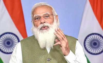 PM Modi addresses UN meeting, gave idea to improve barren land in Kutch