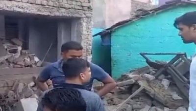 बिहार: मोहम्मद कुरैशी के घर में फटा बम, जमींदोज़ हुआ मकान, 1 की मौत, 3 बुरी तरह घायल