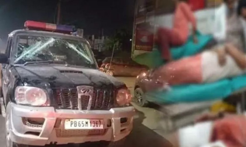 वाहन चेकिंग के दौरान पंजाब पुलिस ने युवक के पैर में मारी गोली, अस्पताल में हुआ भर्ती