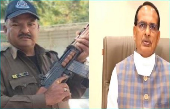 CM Shivraj mourn on the death of constable bherulal Hada from corona