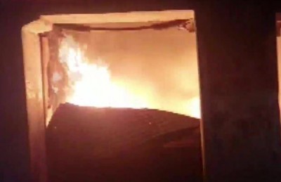 हैदराबाद: कबाड़ गोदाम में लगी आग, मजदूर जले जिंदा