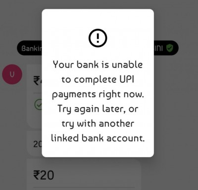 The server of this bank went down, from net banking to app down, people got upset