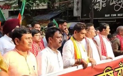 बंगाल: किसानों का मुद्दा लेकर ममता सरकार के खिलाफ सड़कों पर उतरी भाजपा