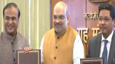 Assam and Meghalaya resolve dispute between 50 years, Amit Shah signs historic pact