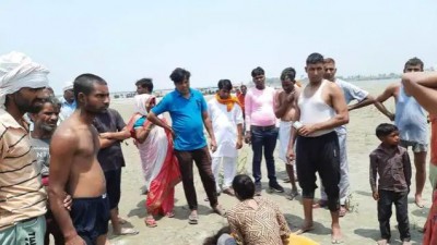 Big accident in UP, 5 people who came to bathe in the Ganges in Bulandshahr drowned
