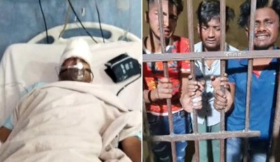 The soldier returning from duty in Bijnor was brutally beaten up, three arrested