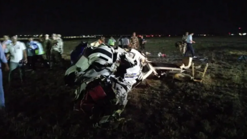 Dangerous accident at Raipur airport, 2 pilots died, CM expressed grief