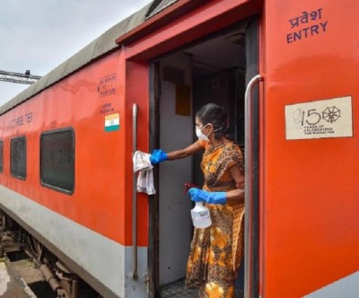 Social distancing is not followed during train journey, passengers says this