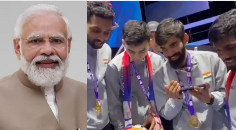 PM Modi meets Thomas Cup-winning team, says 'you have fulfilled the big dream of the country'
