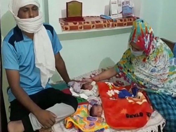 Twins born in Meerut hospital, parents named it quarantine and sanitizer