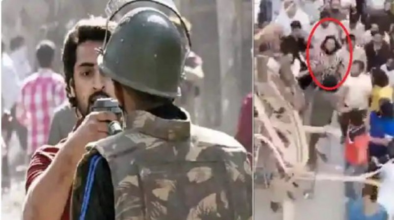Delhi riots accused Shah Rukh released on parole, mob starts shouting 'Zindabad' slogans