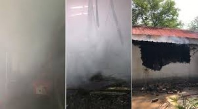 दिल्ली में आपदाओं का टूटा कहर, आर्मी कैंटीन में लगी आग