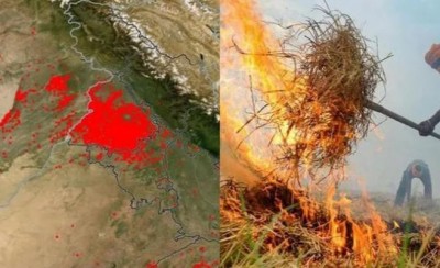 पंजाब: महज 1 हफ्ते में पराली जलाने की 3700 घटनाएँ, दिल्ली का दम घुटा, NASA ने जारी की तस्वीरें