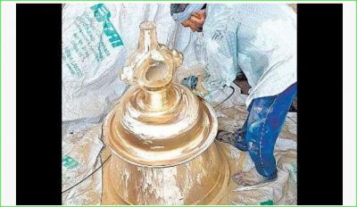 Mulsim youth are making Bell of 2100 KG for Ram temple