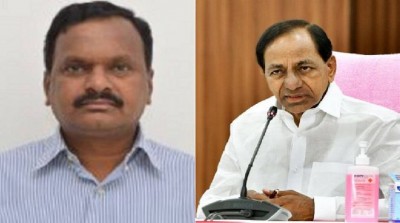 IAS officer who touched CM KCR's feet resigned