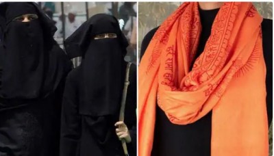 'अगर लड़कियां हिजाब पहनकर स्कूल आ सकती हैं तो हम केसर स्कार्फ में क्यों नहीं आ सकते', स्कूल में मचा बवाल