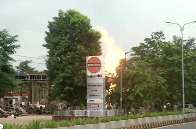 Fire broke out at petrol pump in Bhubaneshwar, 8 people injured