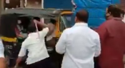 Maharashtra Bandh Violence: Hooliganism by Shiv Sainiks, auto driver thrashed with sticks