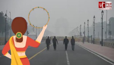 How will the moon of 'Karva Chauth' appear in Delhi's pollution?