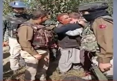Terrorist surrenders in Jammu, video goes viral on social media