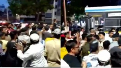 Congress leaders and AIMIM activists clash in Telangana over meeting flood victims